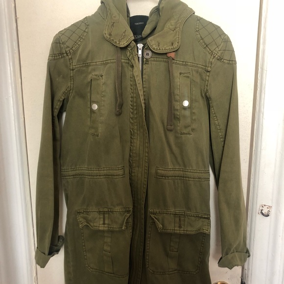 Forever 21 Utility Jacket & Style&Co boots - Picture 2 of 8